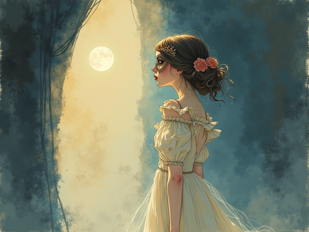 Ilustracja snu: aktorka