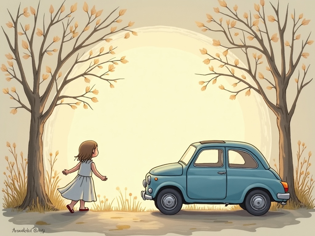 Ilustracja snu: auto