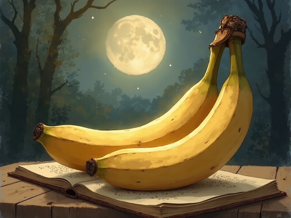 Ilustracja snu: banan
