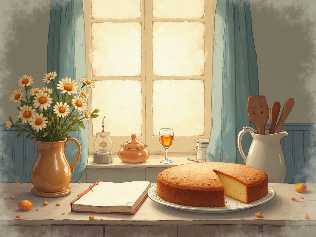 Ilustracja snu: ciasto