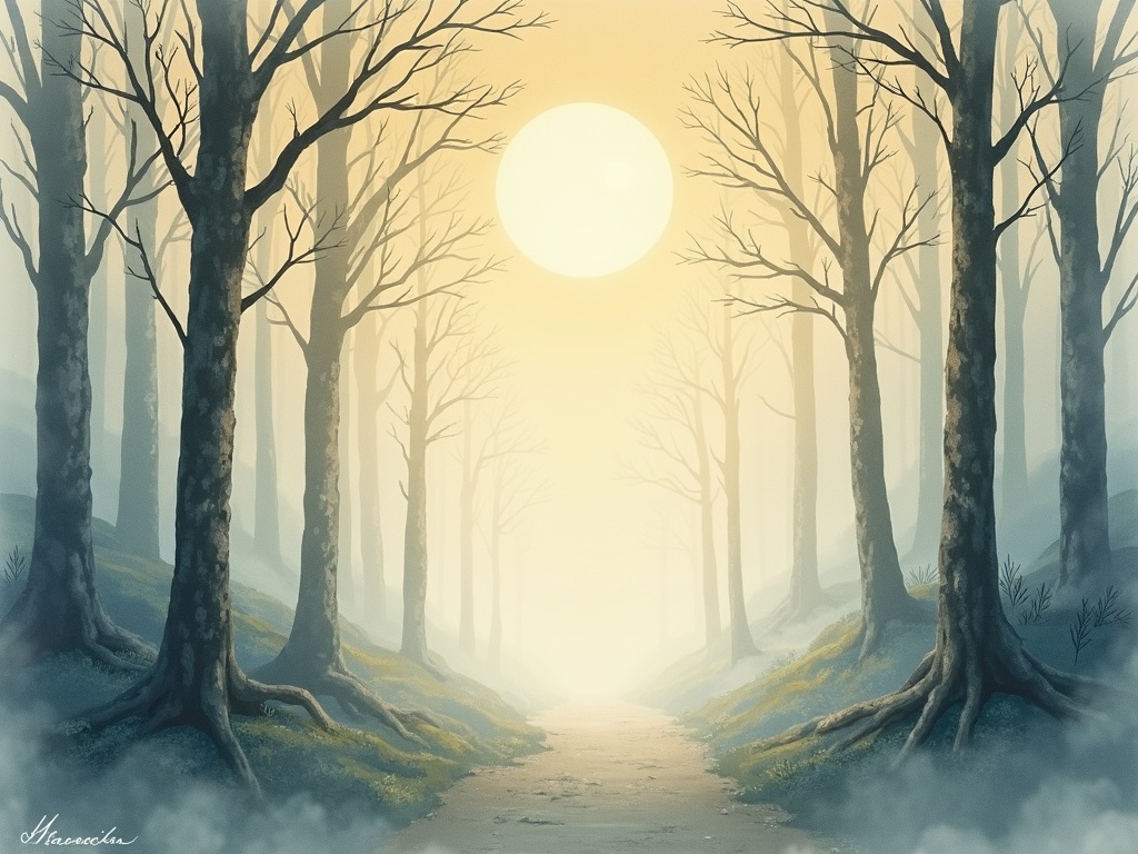 Ilustracja snu: cisza
