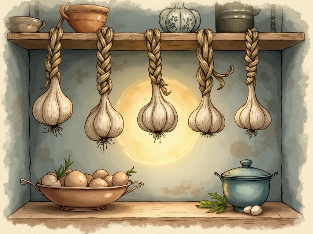 Ilustracja snu: czosnek