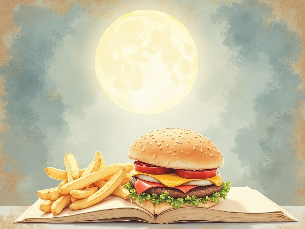 Ilustracja snu: fast food
