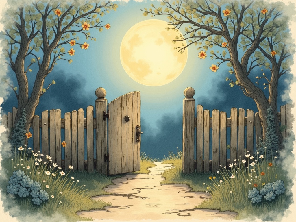 Ilustracja snu: furtka
