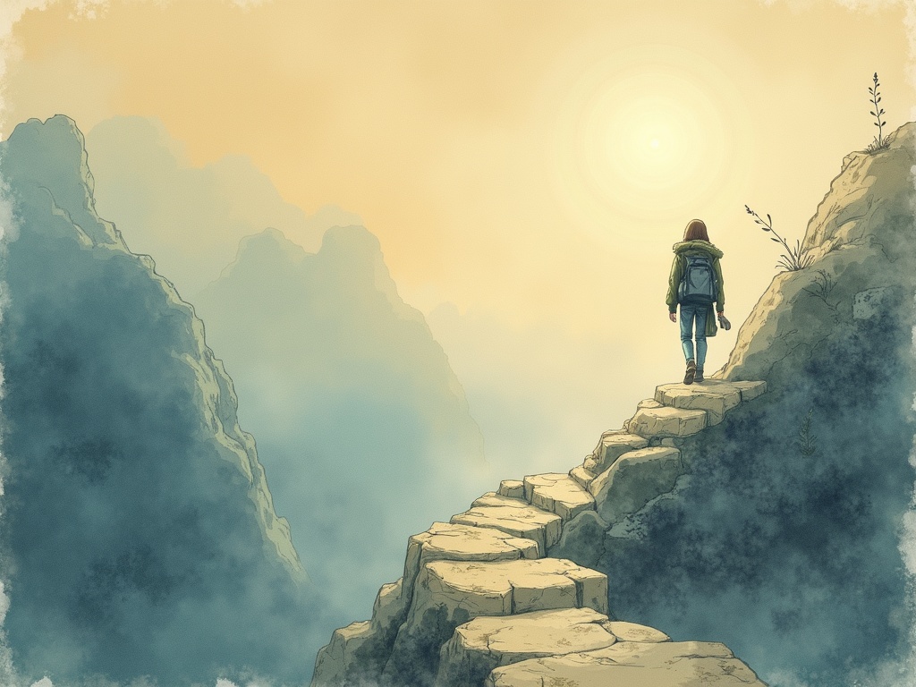 Ilustracja snu: góra