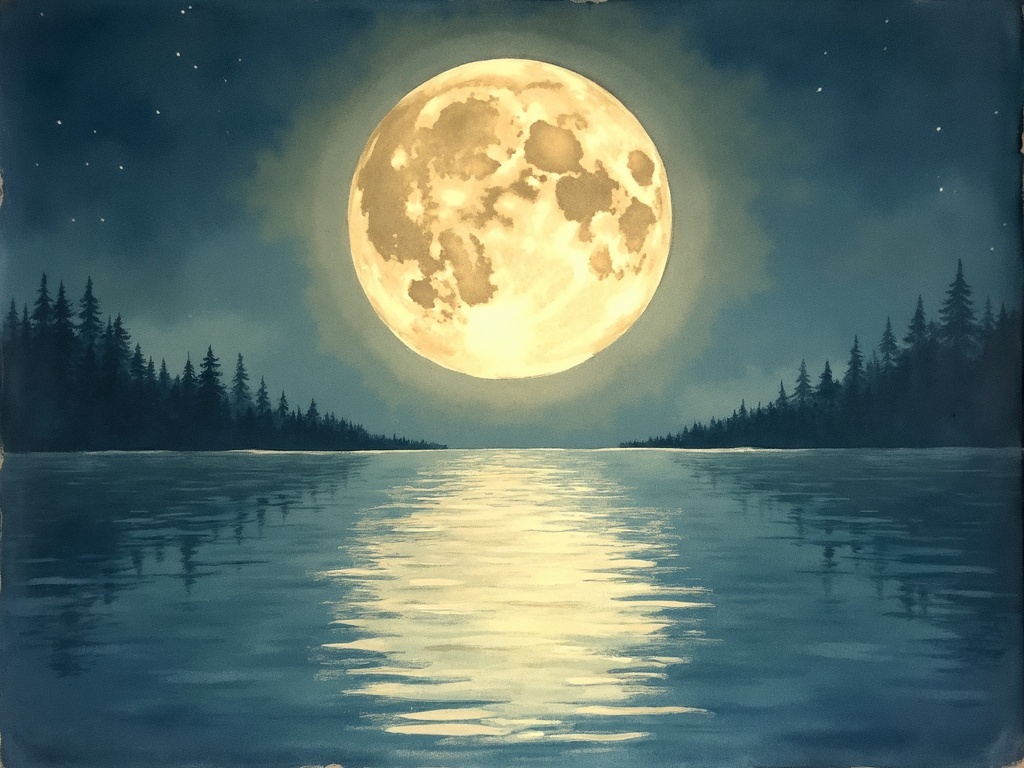 Ilustracja snu: księżyc