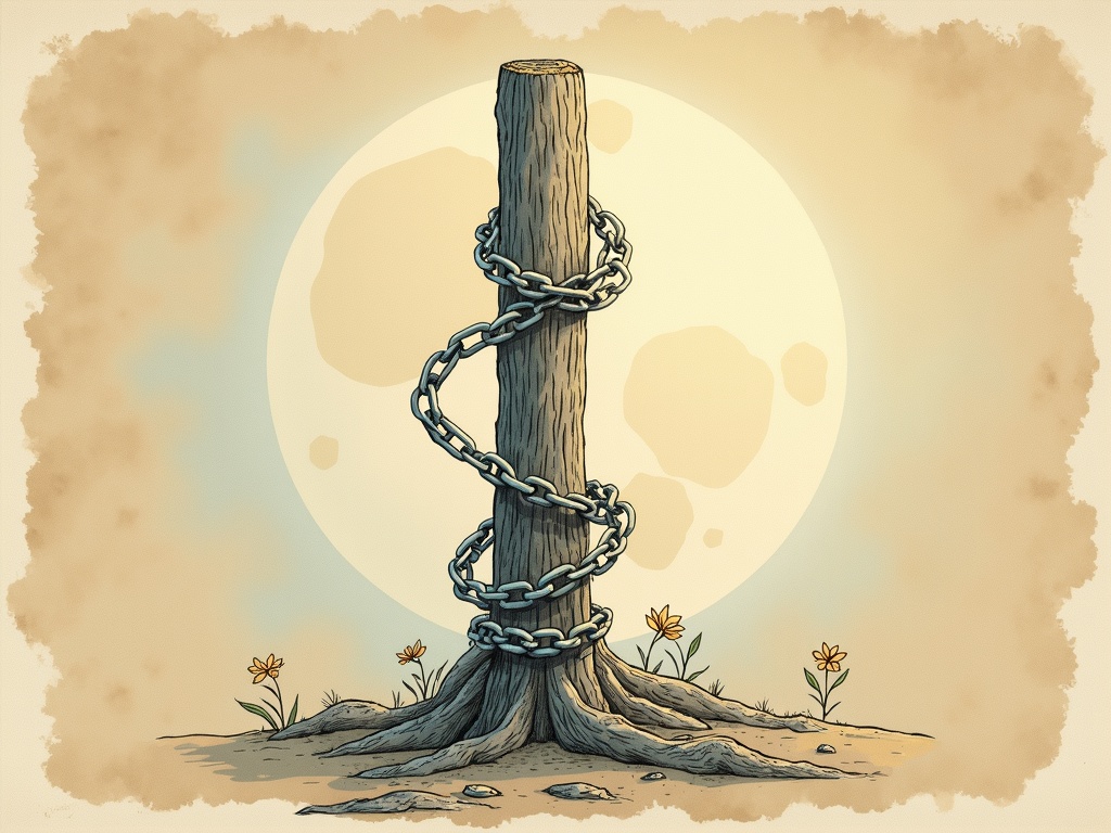 Ilustracja snu: łańcuch