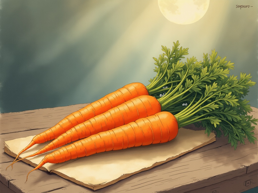Ilustracja snu: marchew