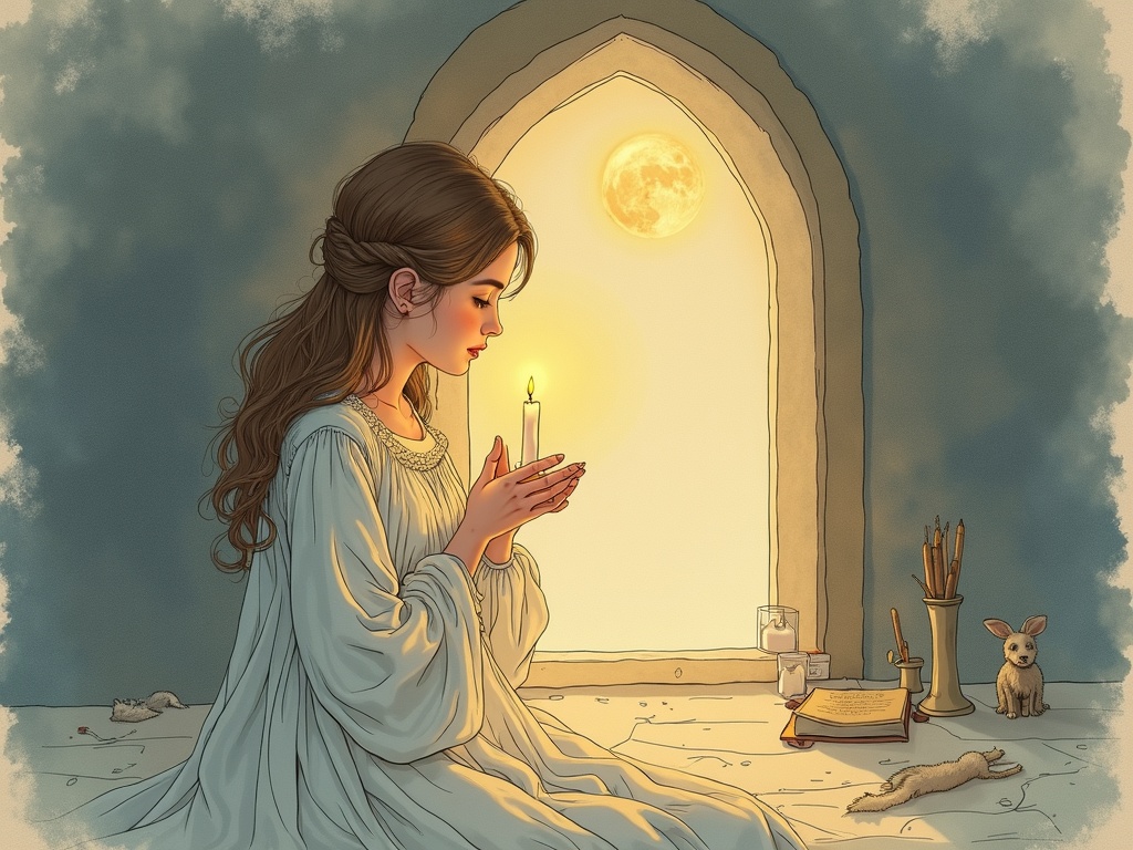 Ilustracja snu: modlitwa