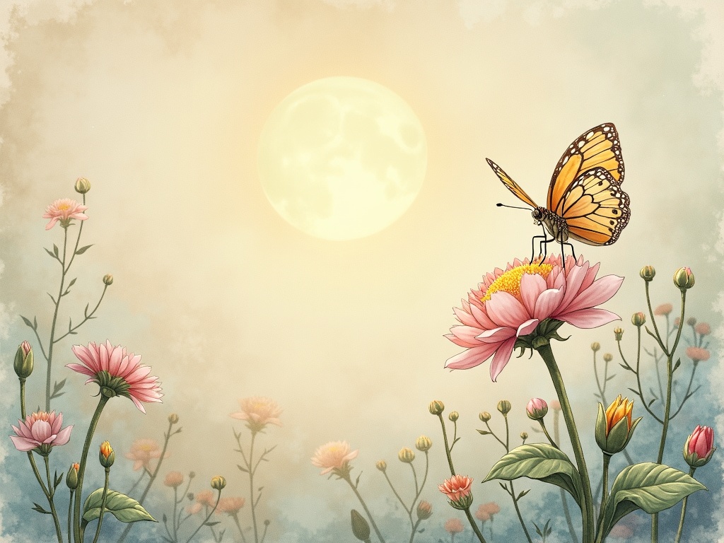 Ilustracja snu: motyl