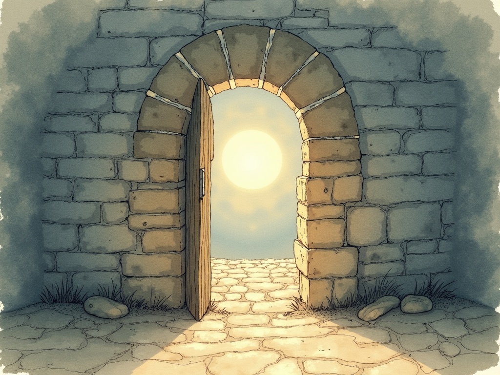 Ilustracja snu: mur