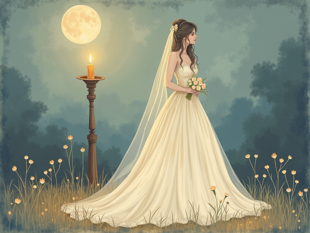 Ilustracja snu: narzeczona