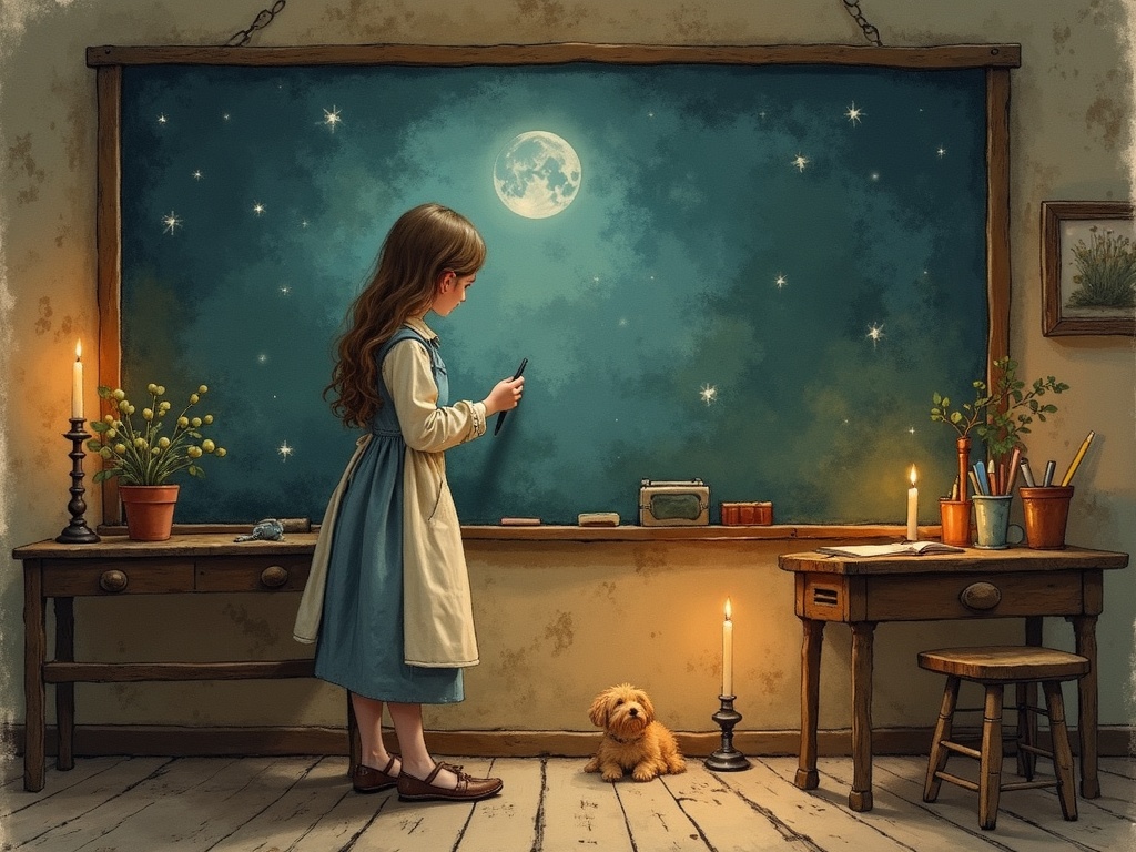 Ilustracja snu: nauczyciel