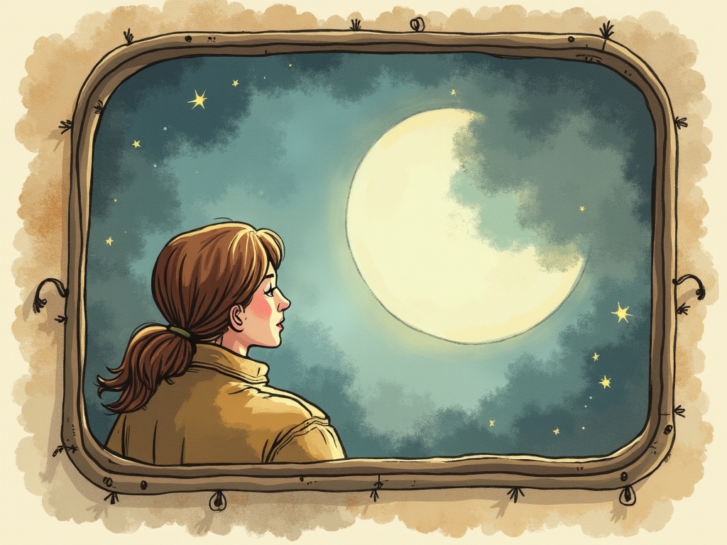 Ilustracja snu: mały pasażer