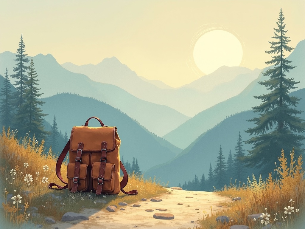 Ilustracja snu: plecak