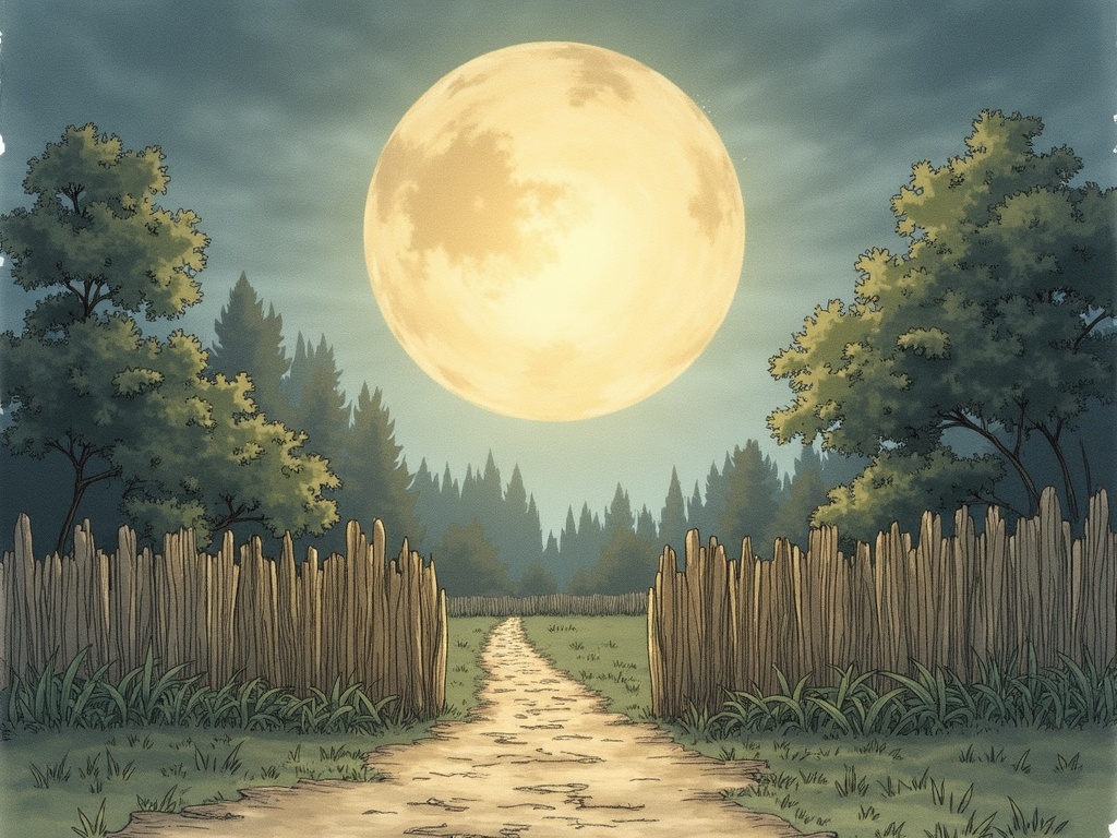 Ilustracja snu: płot