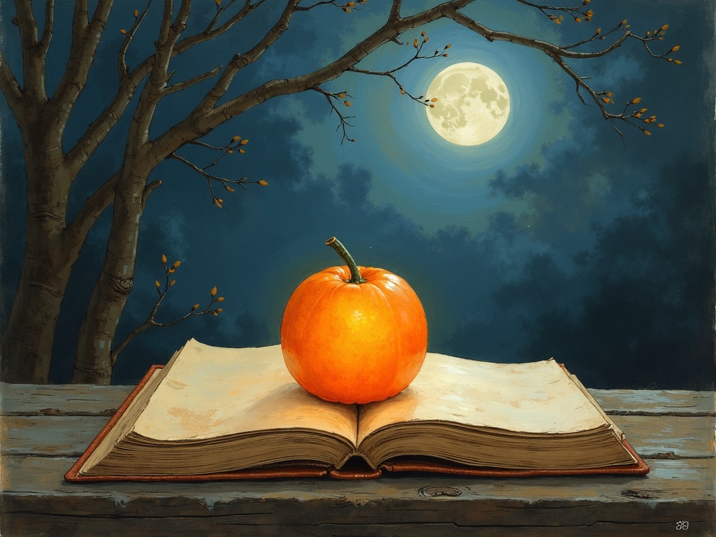 Ilustracja snu: pomarańcza