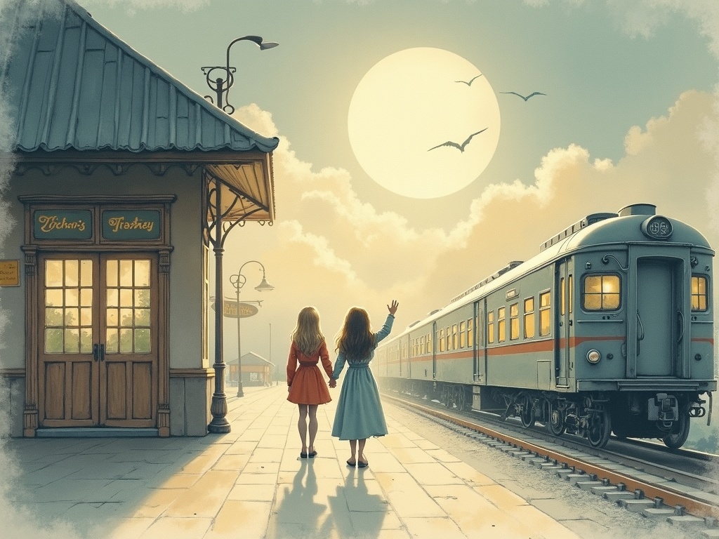 Ilustracja snu: małe pożegnanie
