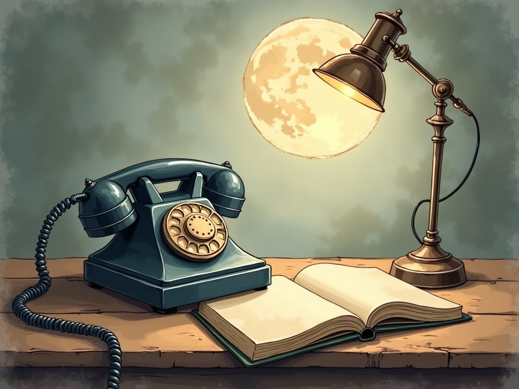 Ilustracja snu: telefon