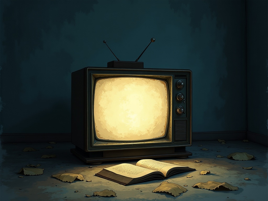 Ilustracja snu: telewizor