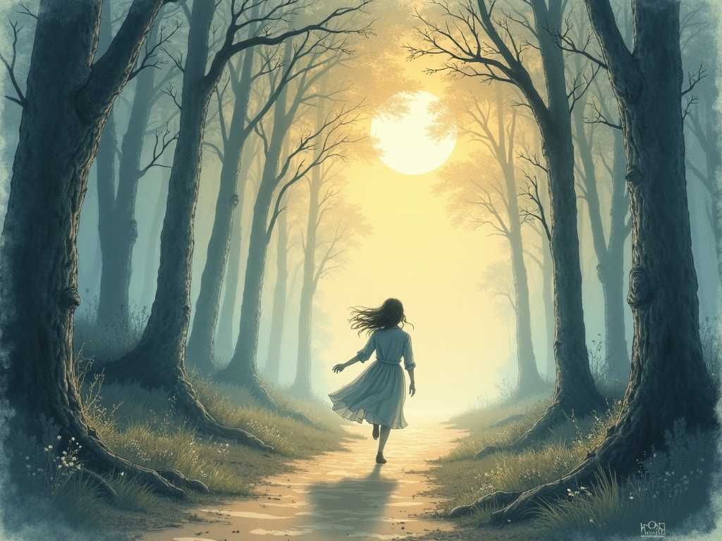 Ilustracja snu: ucieczka
