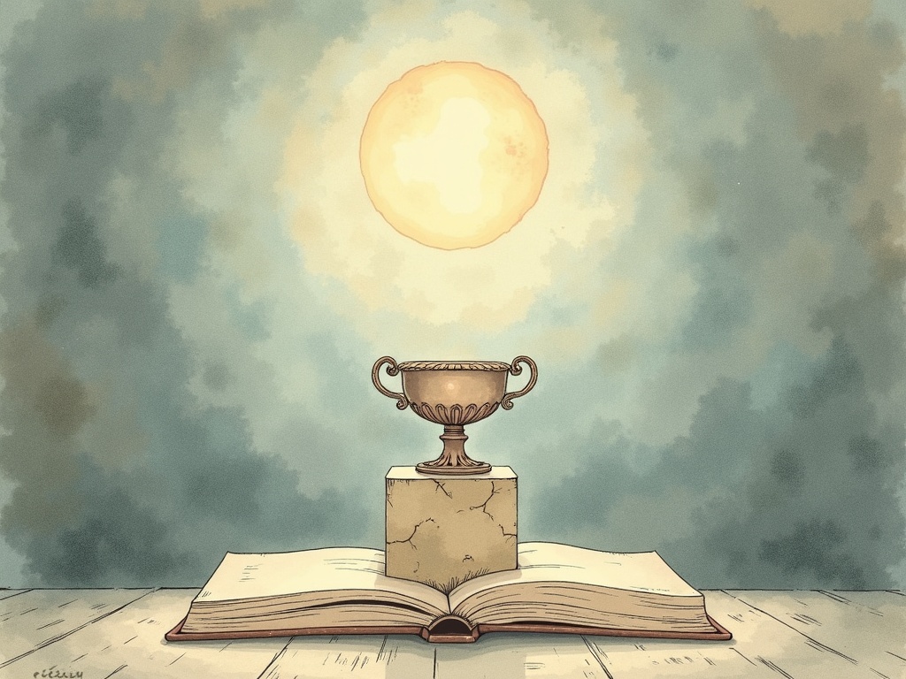 Ilustracja snu: biała urna