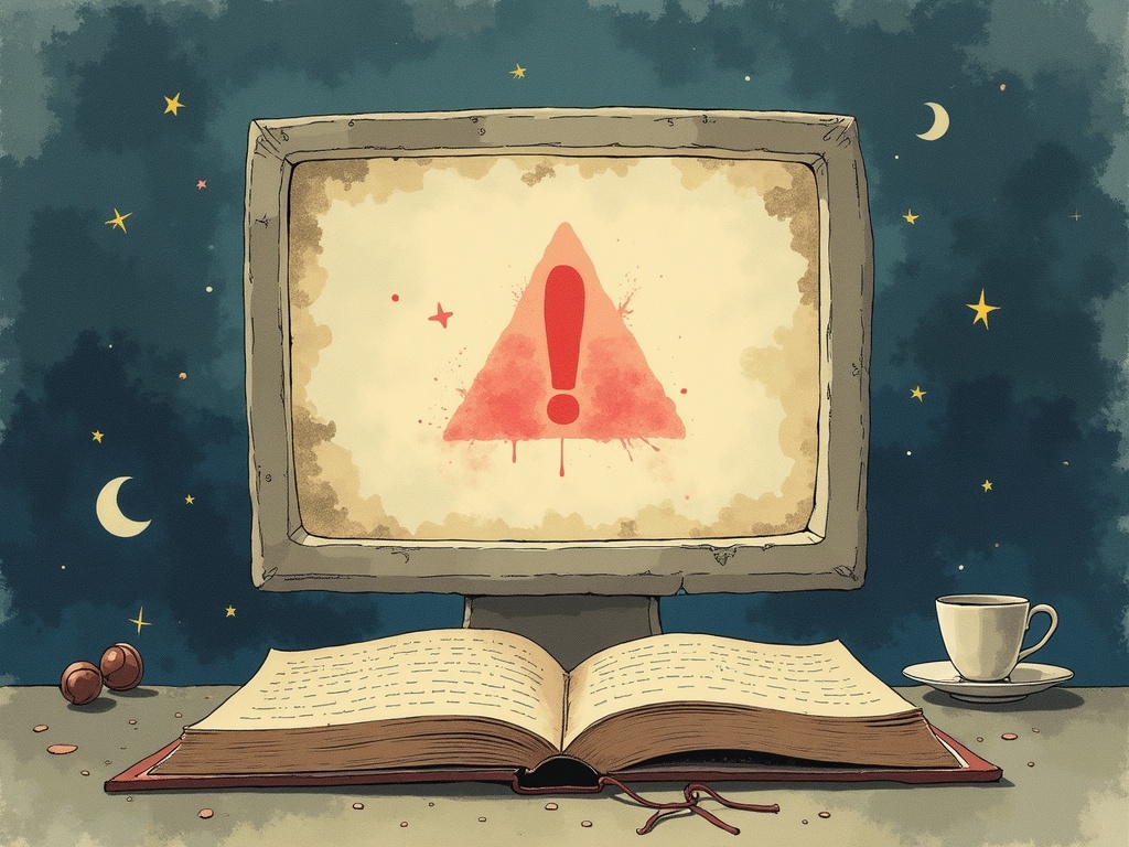Ilustracja snu: wirus komputerowy