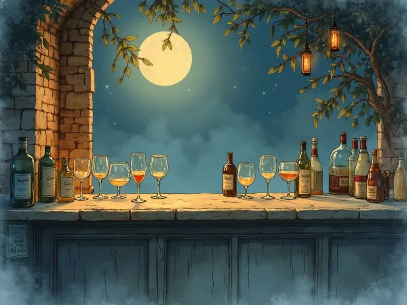 Ilustracja snu: bar