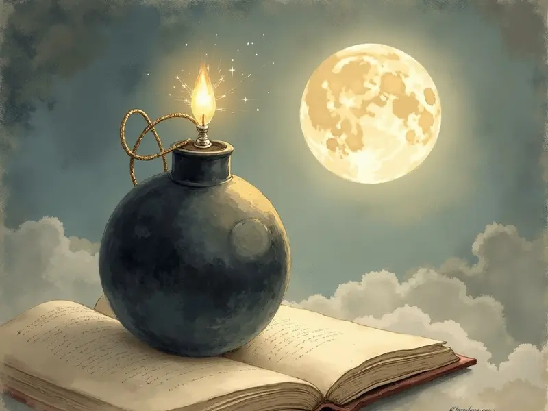 Ilustracja snu: bomba