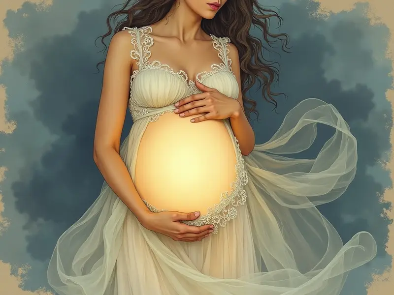 Ilustracja snu: brzuch