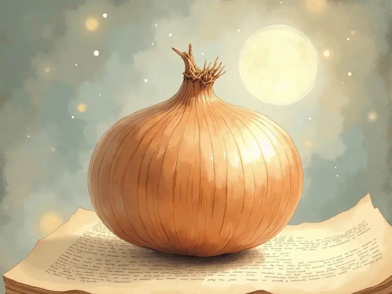Ilustracja snu: cebula