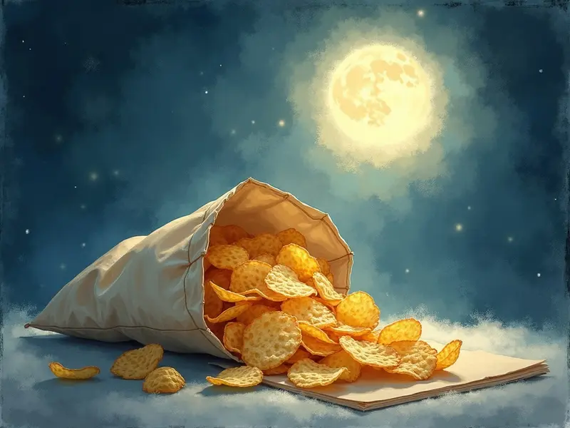 Ilustracja snu: chipsy