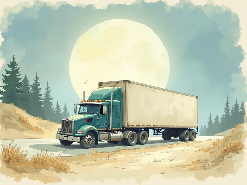 Ilustracja snu: ciężarówka