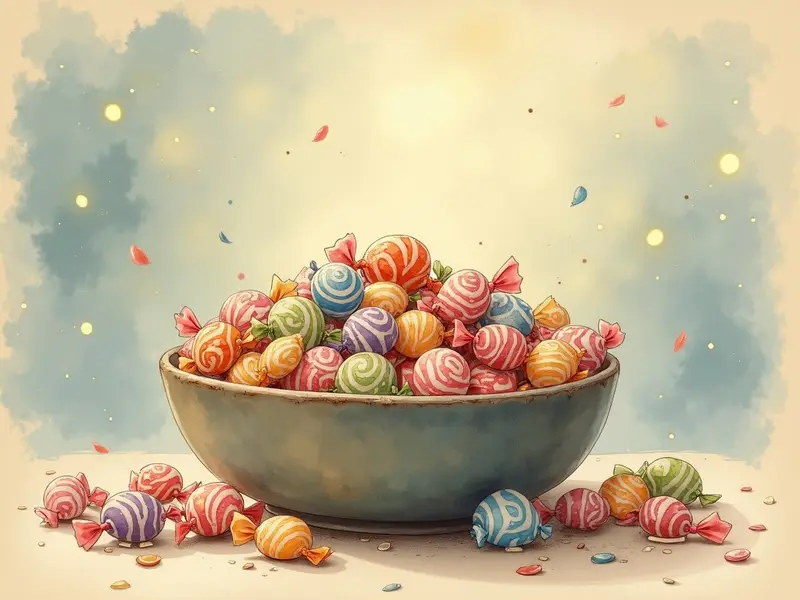 Ilustracja snu: cukierki