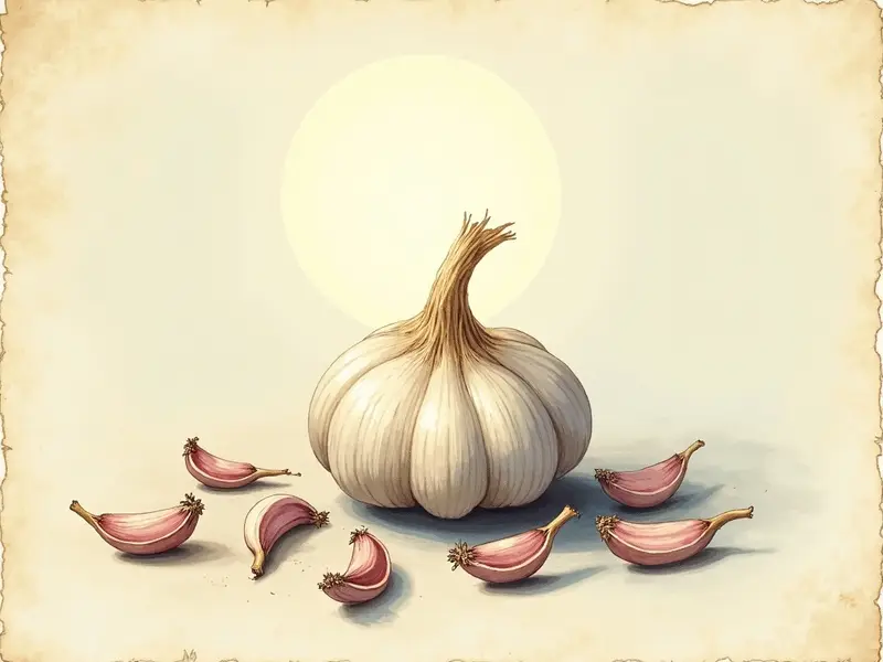 Ilustracja snu: czosnek