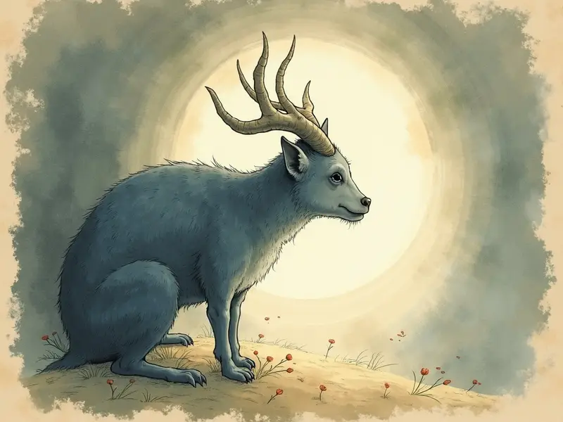 Ilustracja snu: demon nocą