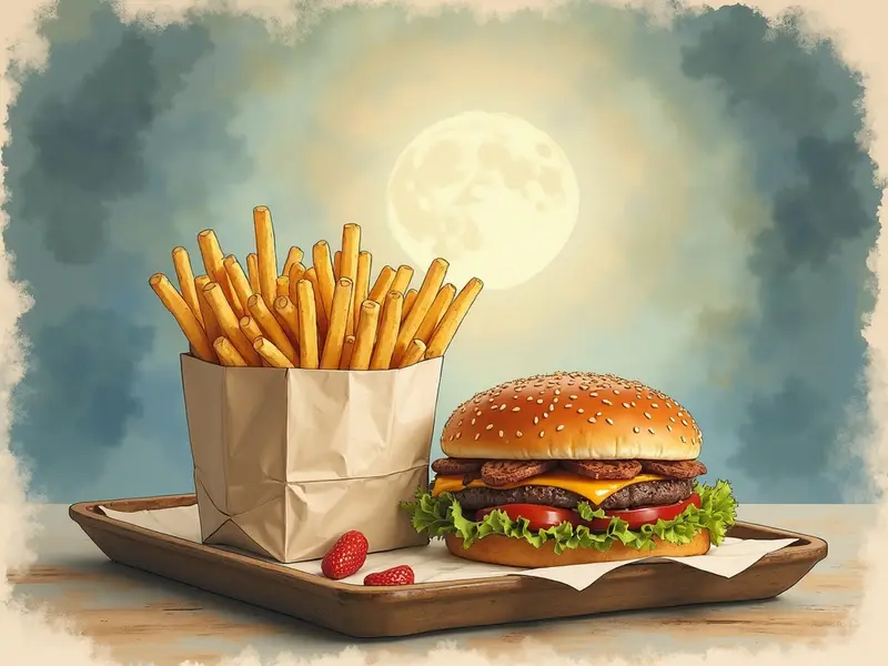 Ilustracja snu: fast food