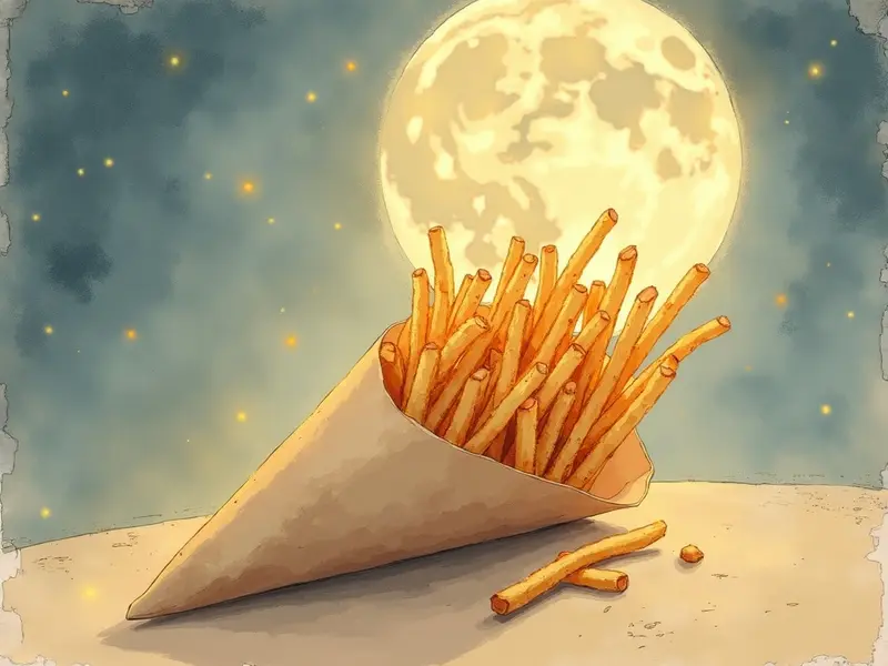 Ilustracja snu: frytki