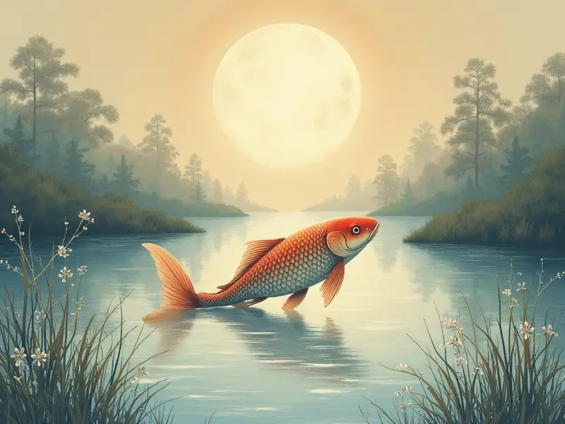 Ilustracja snu: karp