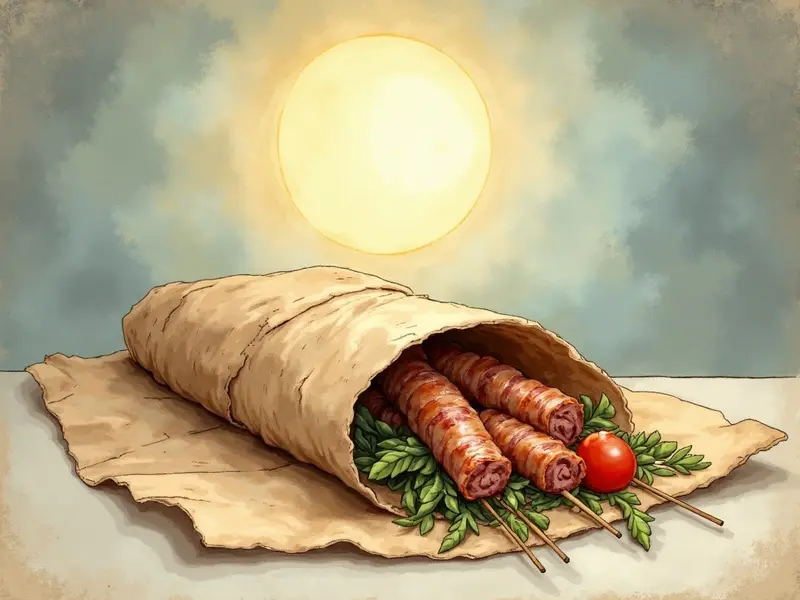 Ilustracja snu: kebab