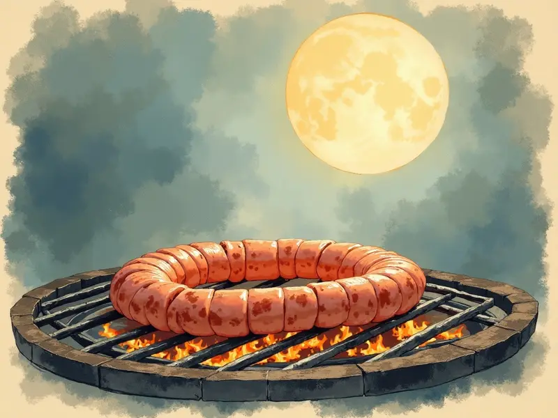 Ilustracja snu: kiełbasa
