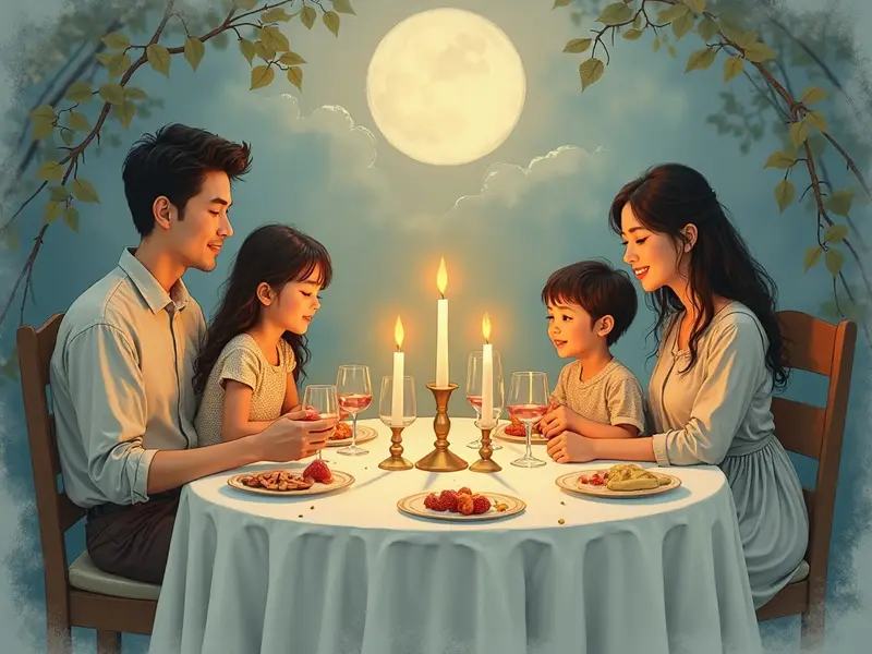 Ilustracja snu: kolacja