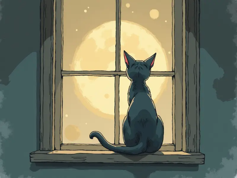 Ilustracja snu: kot