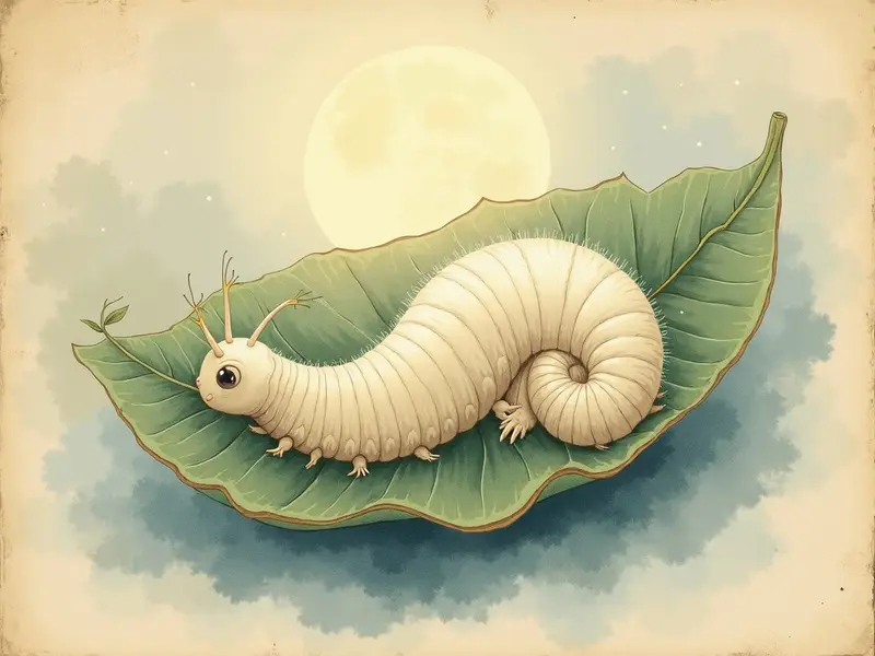 Ilustracja snu: larwa