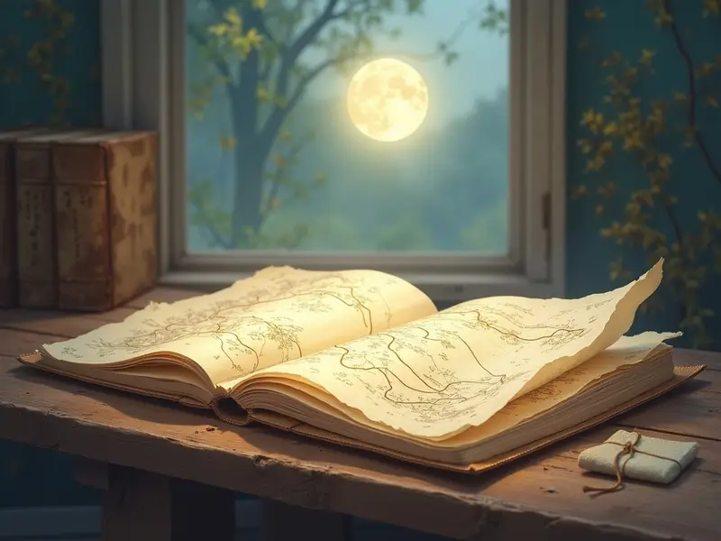 Ilustracja snu: mapa bez celu