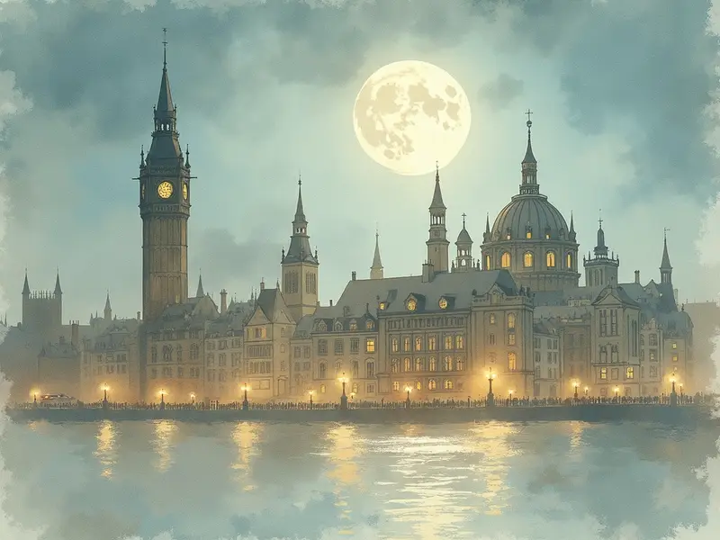Ilustracja snu: miasto
