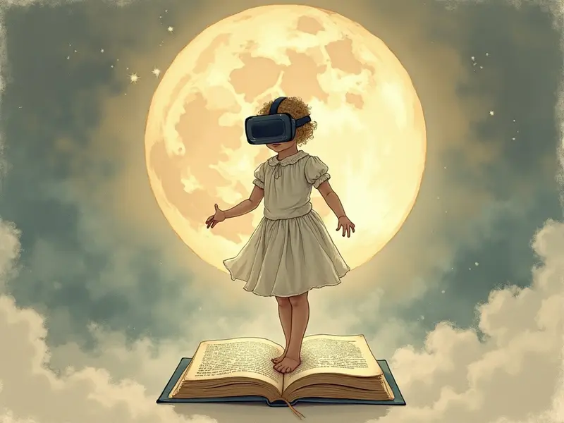 Ilustracja snu: stary okulary VR
