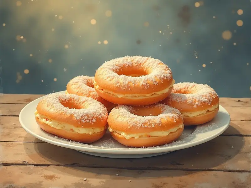 Ilustracja snu: pączki