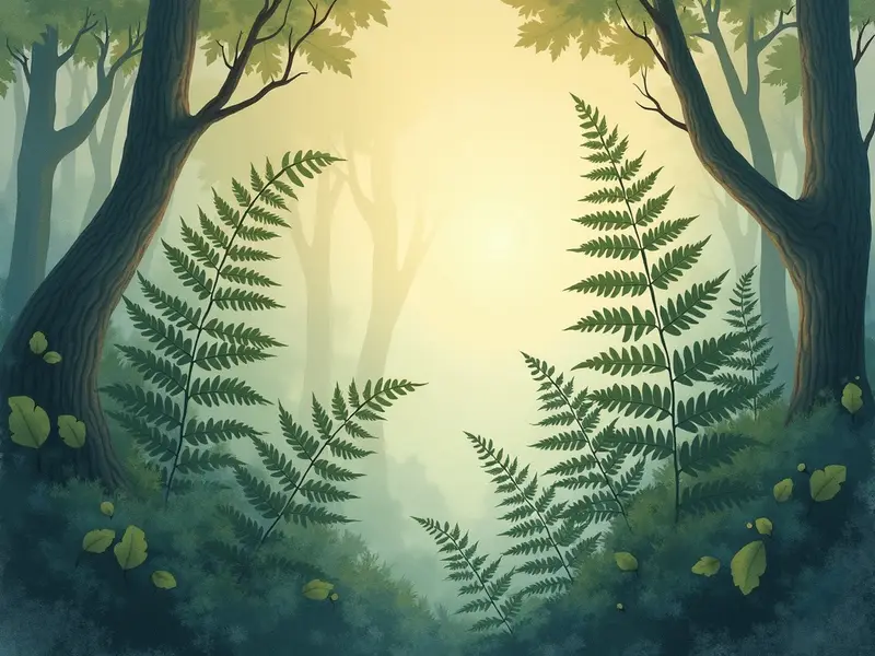 Ilustracja snu: paproć