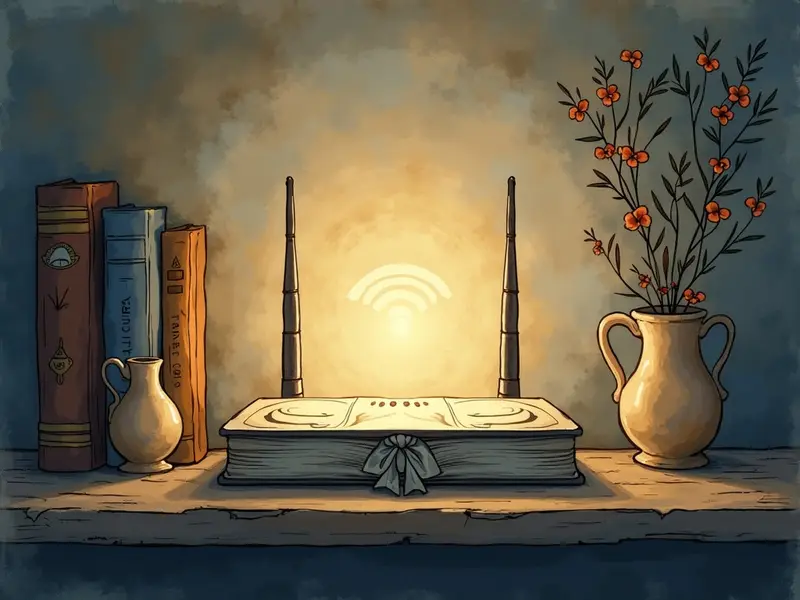 Ilustracja snu: router